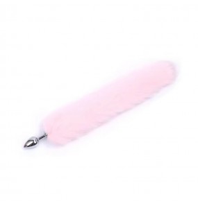 Fox Tail Metal Anal Plug (Pink)